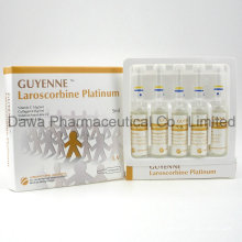 1.0g + 0.35g Laroscorbine Platinum Vitamina C y colágeno para blanquear la piel